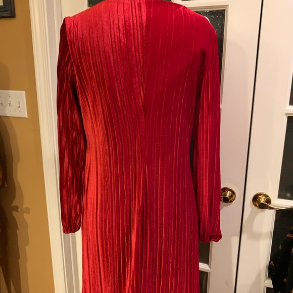 NWOT Red Velvet Dress - Picture 6 of 8